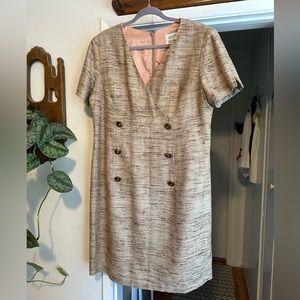 Vintage Neiman Marcus Rickie Taylor For Teri John Silk Dress Size 16